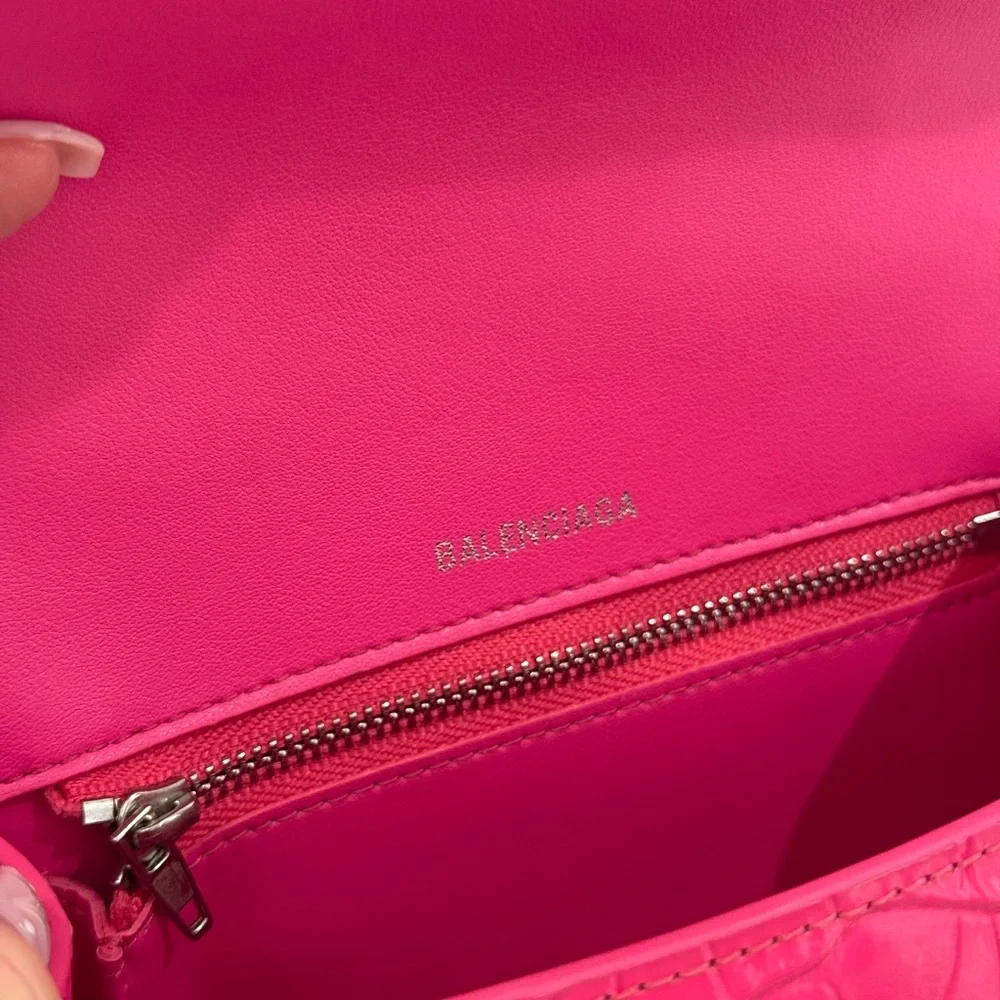 Balenciaga Hot Pink “HourGlass” Bag - Picture 4 of 7